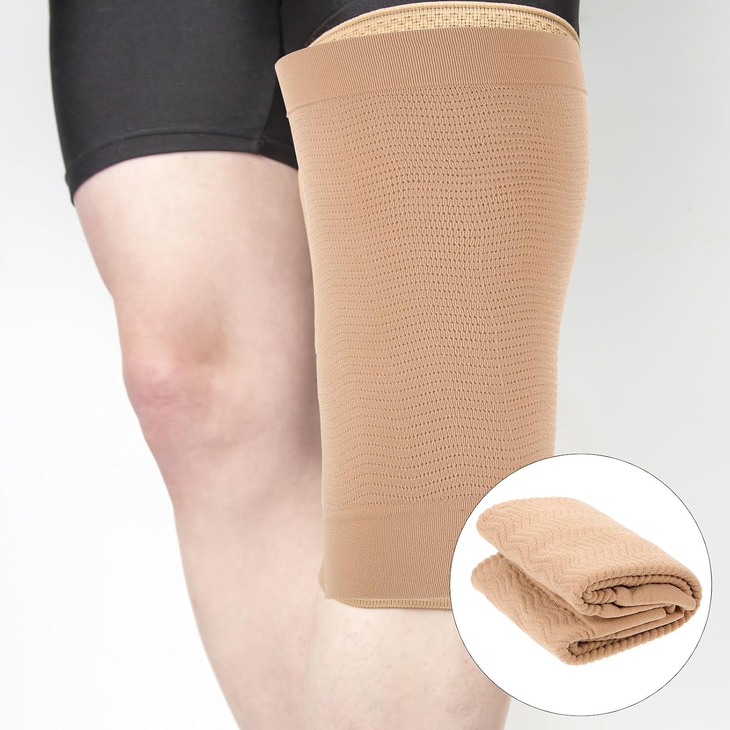 Healifty Arm Shaper Sleeves 2 Pack Elastic Compression Arm Sleeves for Women Slimming Upper Support for Workout Fitness Recovery Upper Compression Sleeve