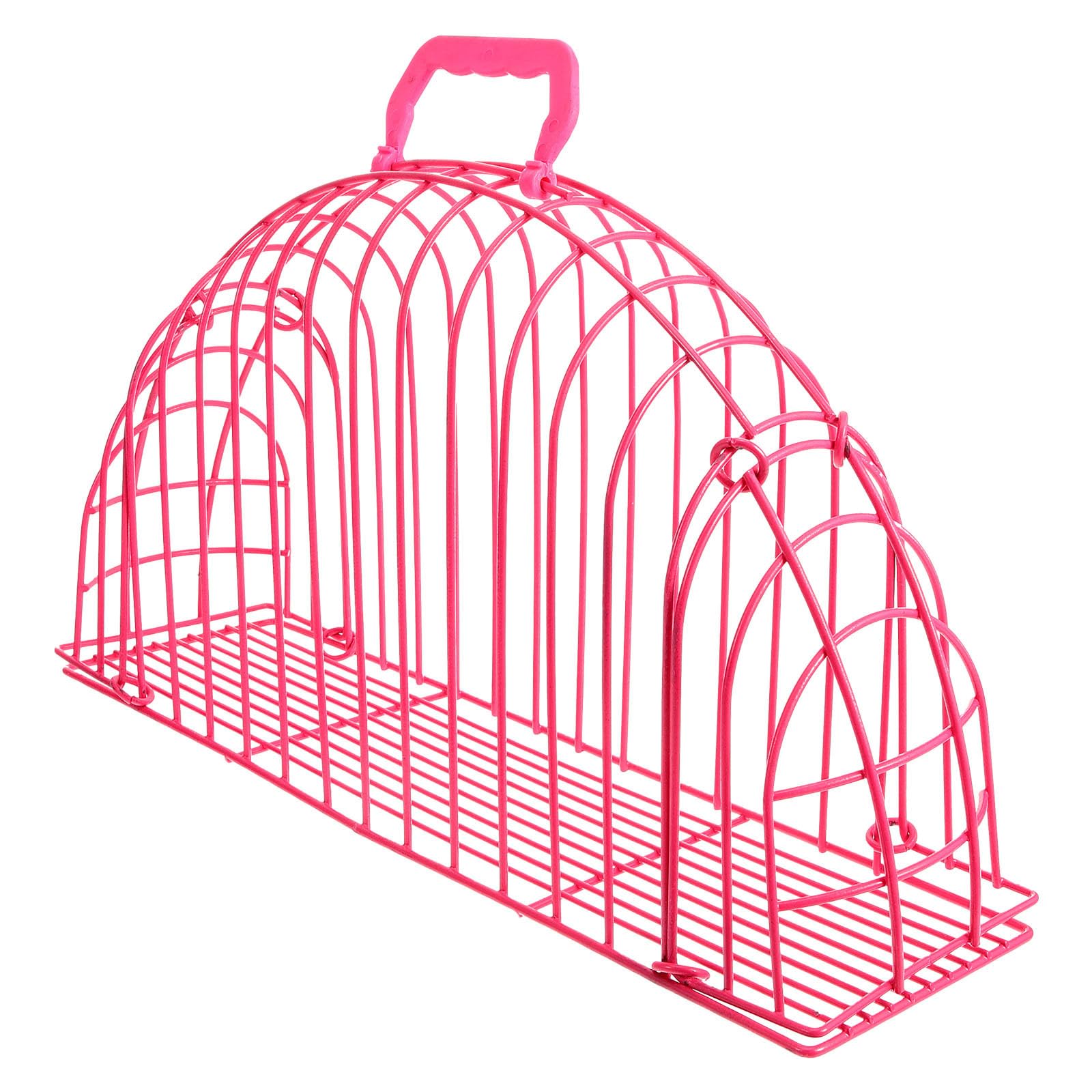 Kratzfester Katzenbadekäfig aus Edelstahl mit Tragbarem Design für Katzenpflege und Baden Wiederverwendbarer Katzenpflege Duschkäfig für Zuhause