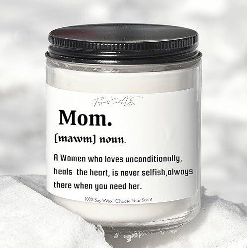 Christmas gifts for Mom, Funny birthday gifts for mom, Holiday gifts for mom, Mom definition gifts, scented soy candles, Home decor, gift ideas for