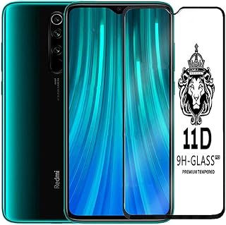 NRSON Tempered Glass Screen Protector Compatible for Redmi Note 8 PRO (Except Edge to Edge) and Free Complete Easy Installation kit 6D-11D Pack of 1