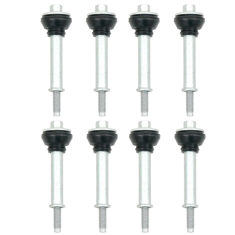 Parafusos da tampa de válvulas LS Michigan Motorsports com vedação tipo ilhó – M6, conjunto com 8