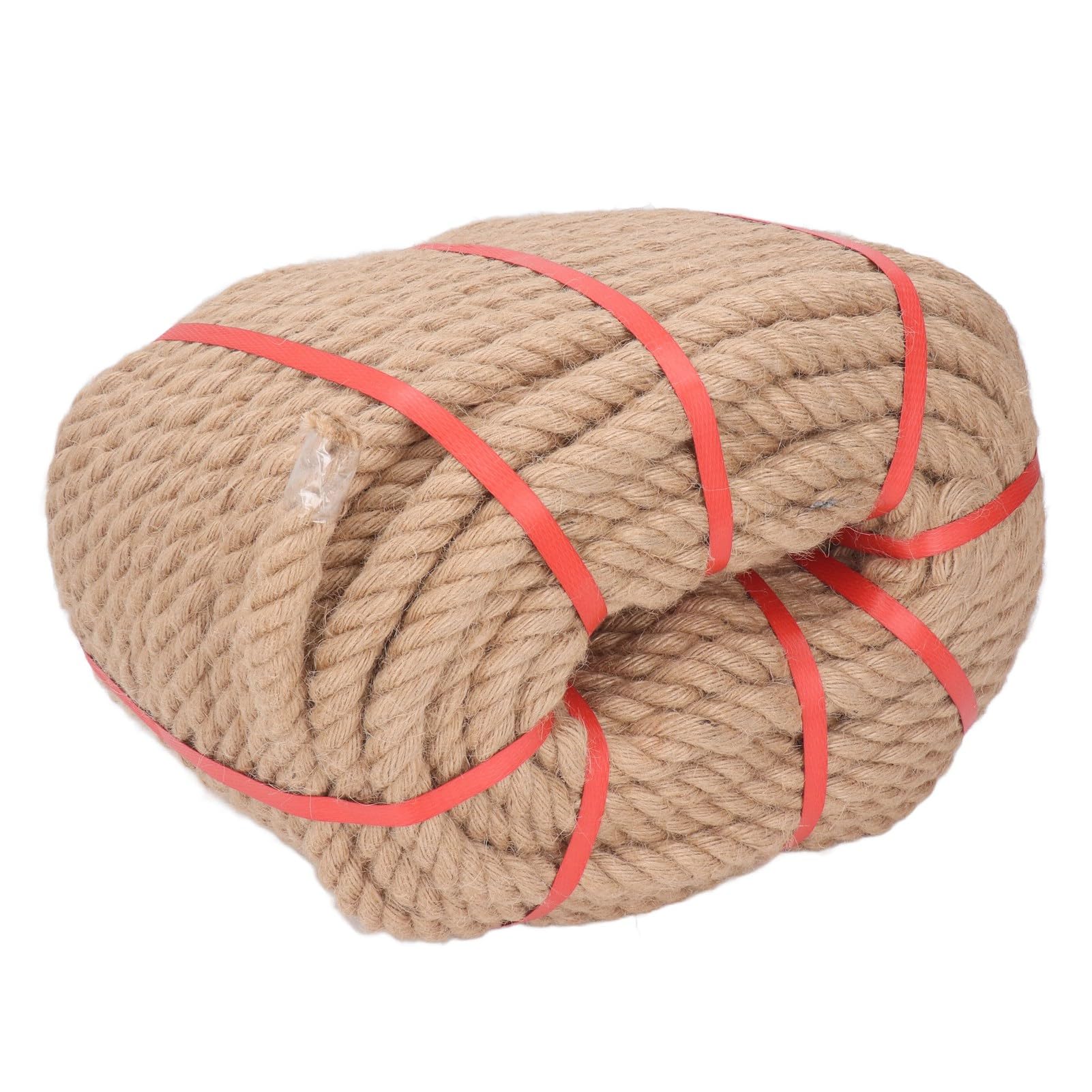 Fafeicy Sznurek Jutowy Włókno Jutowe Szpagat Jutowy 50m X 20mm do