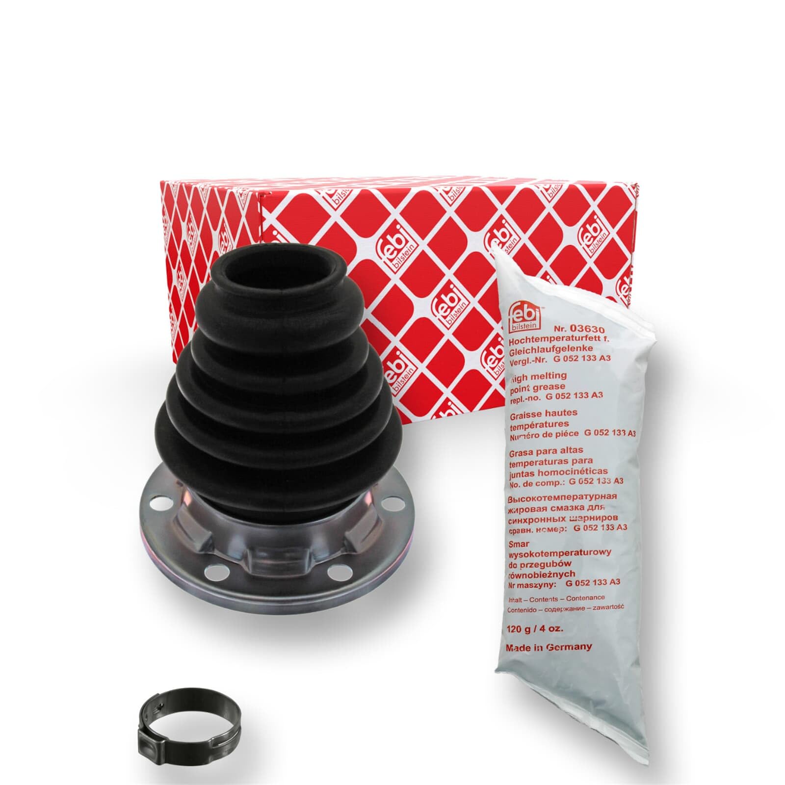 CV Joint Boot fits VW GOLF Mk4 2.0 Front Inner, Right 98 to 06 C.V. Driveshaft