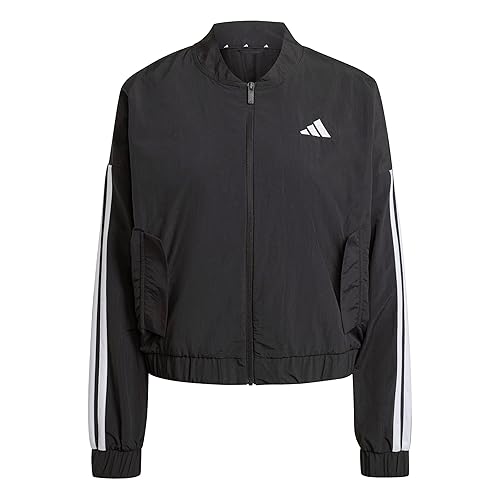 adidas womens Essentials 3-stripes Woven Bomber Jacket