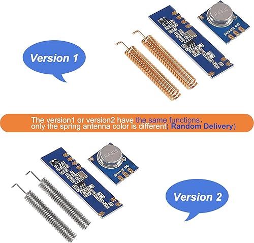 Miniatura 3 de 4Sets 433MHz Ask STX882 SRX882 Transmisor de control remoto inalámbrico y módulo receptor Kit STX882+SRX882 con antena de resorte de cobre