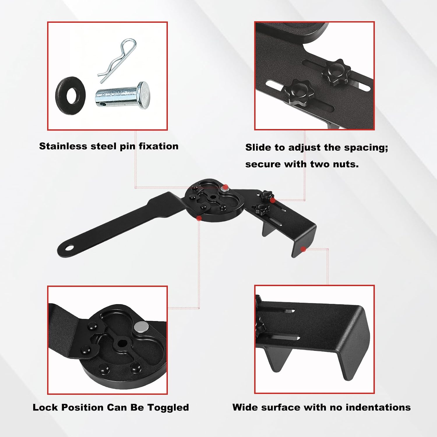 Deck Board Straightener Tool,Board Bender Deck Tool | Straightening and Locking Tool for Faster Deck Installation, Correct Warped Boards and Tighten Deck Gaps for Composite Wood