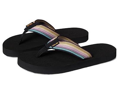 Teva Kids Mush II (Little Kid/Big Kid) Girls Shoes Antiguous Black : 1 Little Kid M, Synthetic