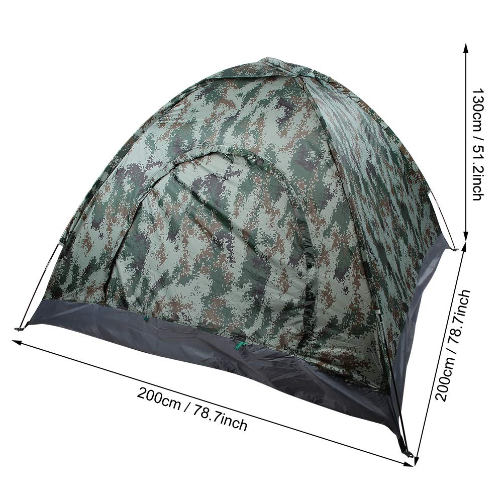 Tente de Camping, Tente de 3-4 Personnes Tentes Dôme Imperméable et Coupe Vent Portable pour Camping Extérieur Randonnée