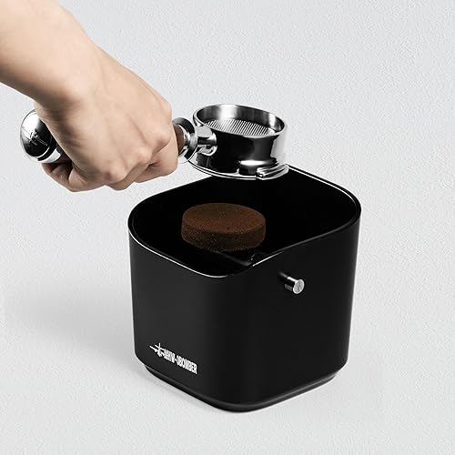 Miniatura 2 de MHW-3BOMBER Caja de café expreso, 1.2 L (15 tazas) caja de café con barra de golpeo extraíble y almohadillas antideslizantes para disco de expreso,