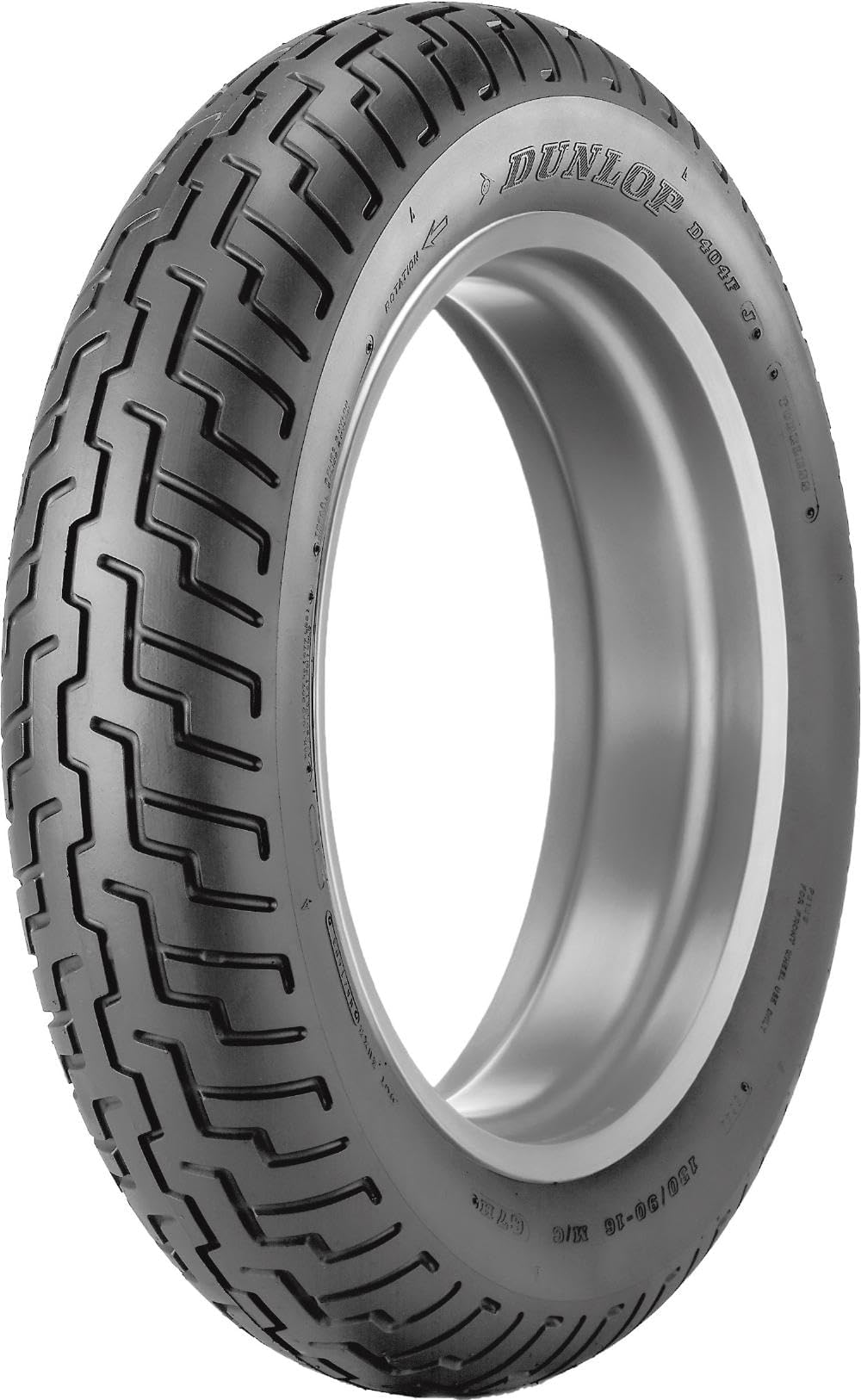 Dunlop D404 Front Motorcycle Tire 120/90-18 (65H) Black Wall - Fits: Honda Gold Wing/Aspen/Int. GL1100 1982-1983
