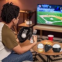 Vista 5 de Nax Caki 3D Baseball Ice Cube Molds, Novelty Baseball Gifts Stuff for Men, 2.5" Large Silicone Round Ball Ice Cube Tray for