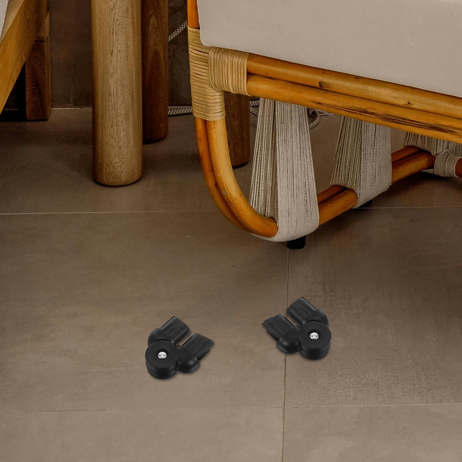2 Pezzi Giunti in Plastica per Sedie Pieghevoli Adattatori per Tubi di Poltrone Reclinabili e Sdraio Accessori per Connessione Stabile e Compatibile Sedie da Spiaggia