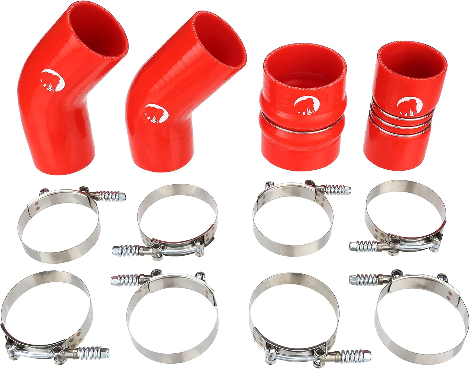 Heavy Duty Intercooler Boot Kit Compatible With 1318 Dodge