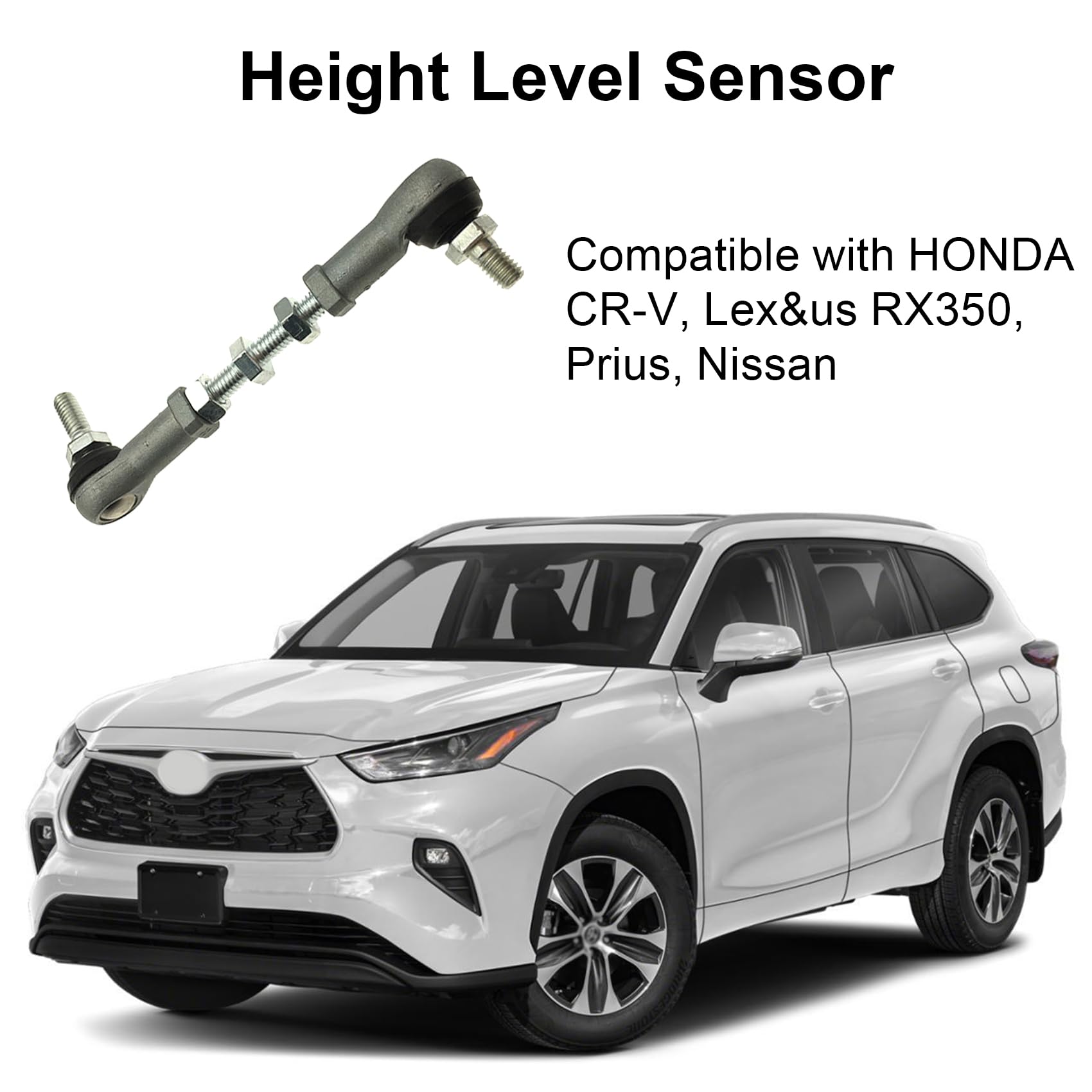 Varilla niveladora de sensor de faros delanteros HID para Honda Lexus Prius Nissan 2003-2022 06146-SWA-R01 8940860011, sensor de nivel de altura de coche, lazo de dirección ajustable