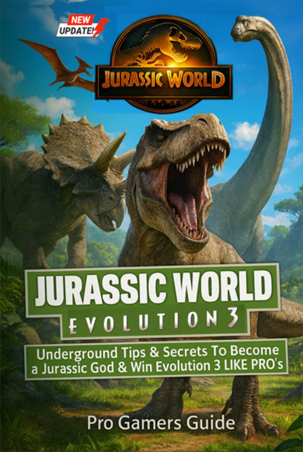 Jurassic World Evolution 3 Complete Guide & Walkthrough: The Ultimate 2025 Park Management, Dinosaur Breeding & Strategy Guide for Building, Expanding, and Perfecting Your Jurassic Park      Hardcover – October 18, 2025