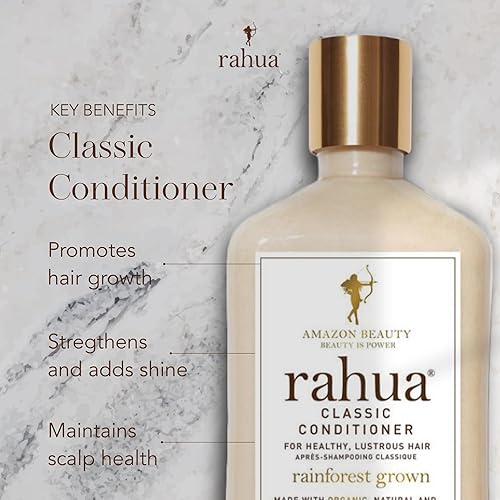 Miniatura 2 de Rahua Acondicionador clásico de 9.3 fl oz con aroma a Palo Santo para un cabello brillante y saludable, proporciona aclaración, vigoriza, suavidad y