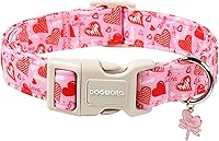 Vista 78 de DOGWONG Collar de perro Airtag de algodón y cáñamo, collar resistente para perros con soporte para Airtag, collares verdes para perros pequeños