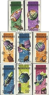 Burundi 167B-174B (Complete.Issue.) 1965 100 Years International. Telecommunication Union (Stamps for Collectors) Space
