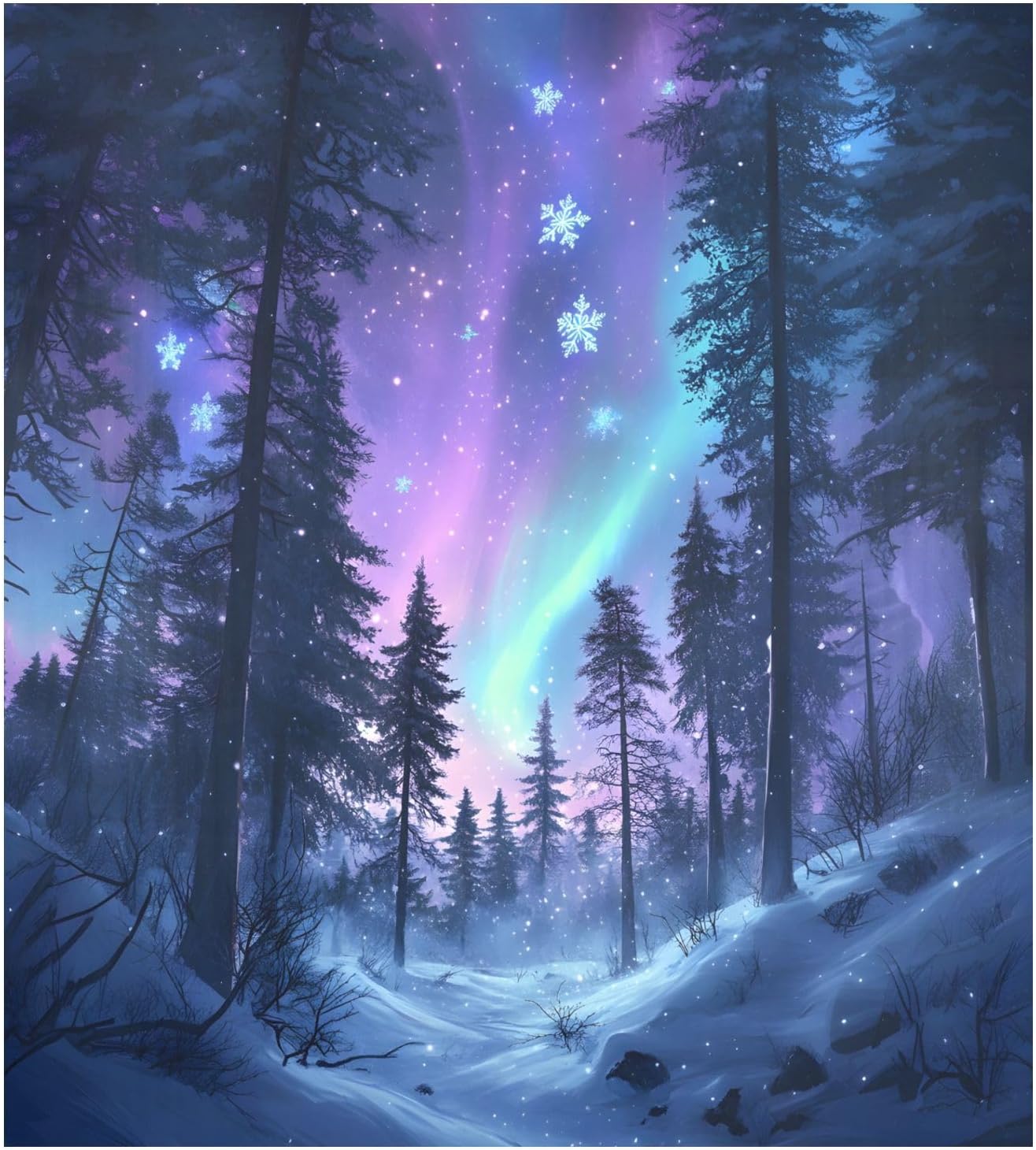 Dishwasher Magnet Cover Large Magnetic Stickers Aurora Front Dishwasher Cover Reusable Decal for Home Kitchen Refrigerator Decorative Lid Washing Machine Laundry