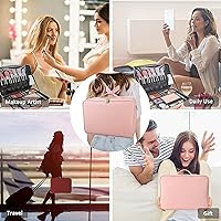 Vista 6 de Estuche de maquillaje de viaje JOURMON, Rosa, L