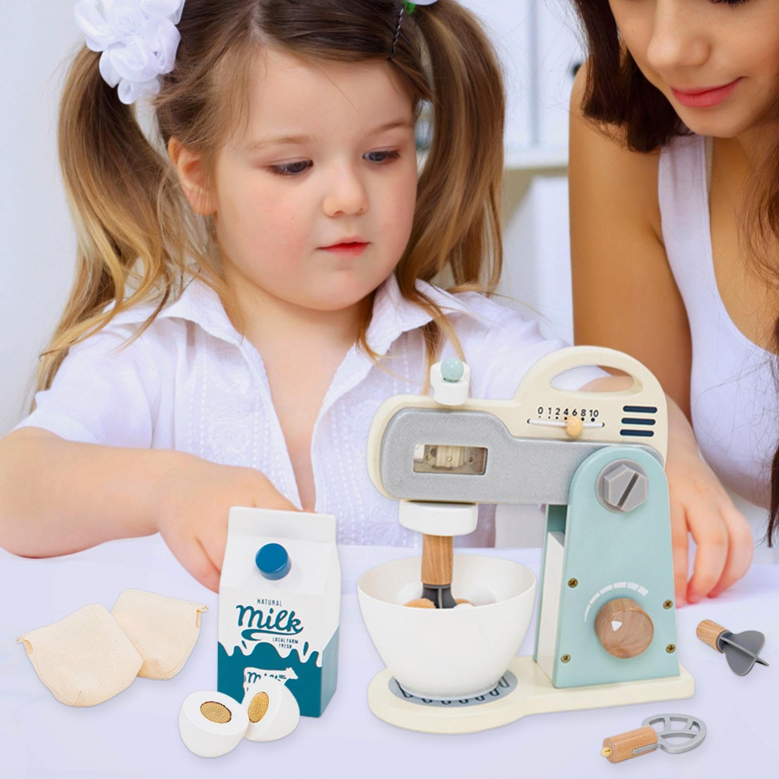 Elettrodomestici Giocattolo Cucina Gadget Realistico in Legno