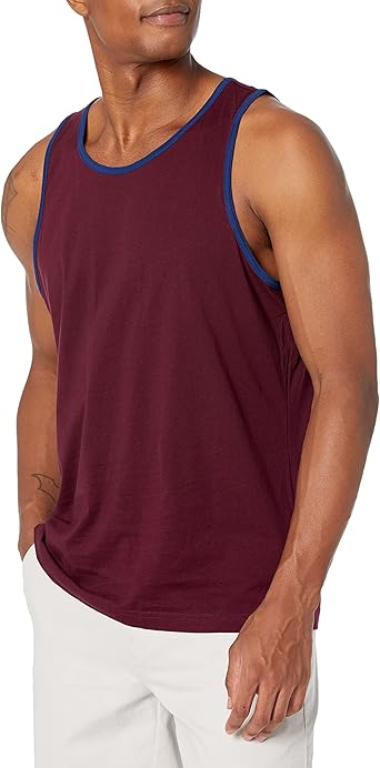 Amazon Essentials Mens Regular-Fit Sleeveless Tank Tops