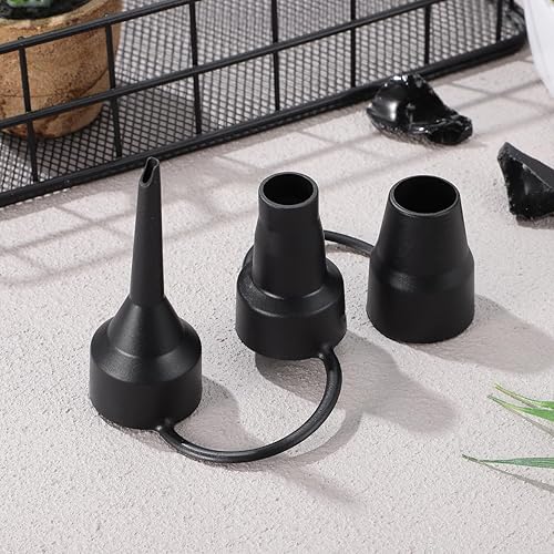 Miniatura 5 de Boquilla de bomba de cama de aire, 2 juegos de boquillas de repuesto 3 en 1, boquilla de plástico para inflables, colchón de aire, sofá de aire