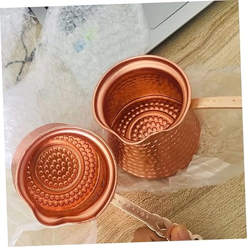 Miniatura 6 de Cabilock Taza de café turco, café expreso, café expreso, mantequilla Cezve, olla de fusión para estufa, cafetera griega árabe, tetera, tetera