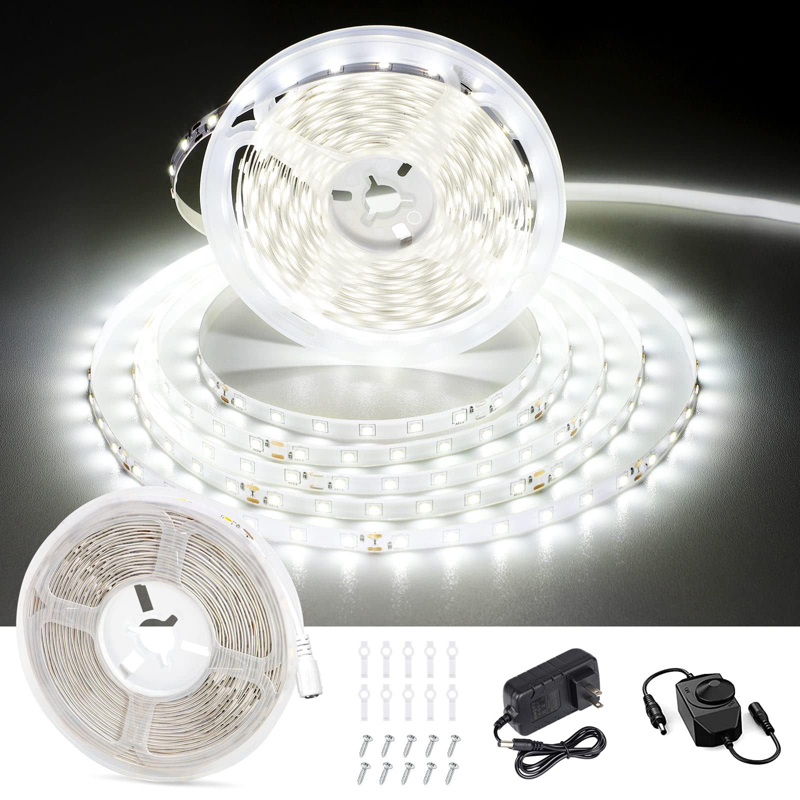 Amazon.com: CT CAPETRONIX White LED Strip Light, 32.8 Feet 24 Volt