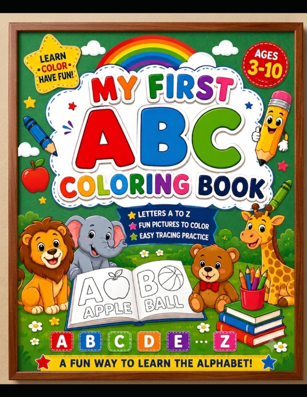 My First ABC Coloring Book.
