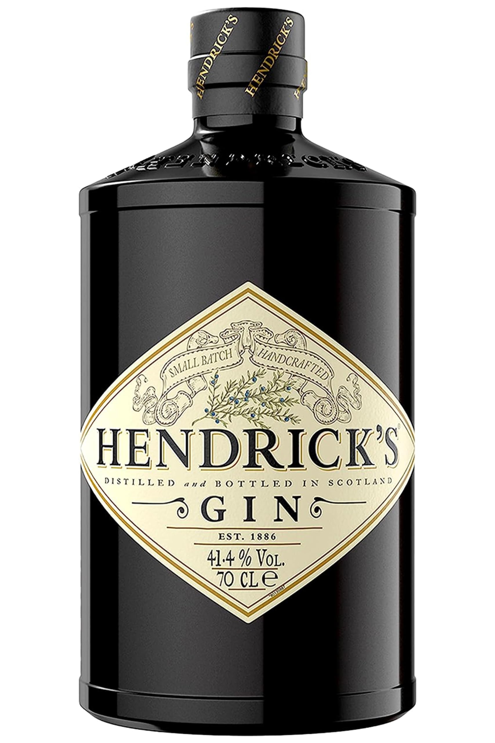 HENDRICK'S GIN - Super Premium Gin - Infused with Cucumber & Rose - Curiously Smooth & Marvellously Different - Award Winning - Handcrafted In Scotland - Ultimate Gift - 41.4% ABV (70cl)