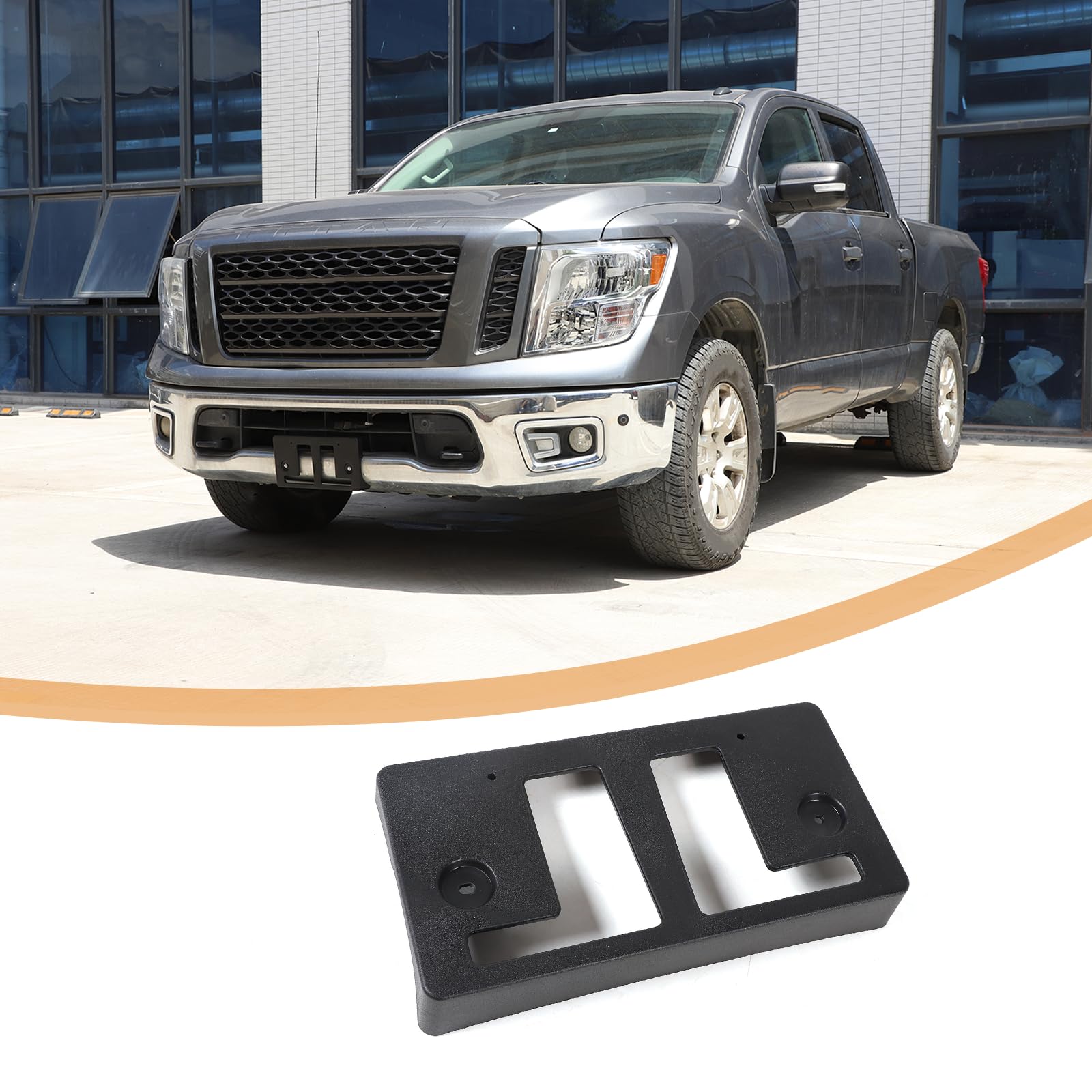 Amazon.com: Front Bumper License Plate Bracket Compatible with