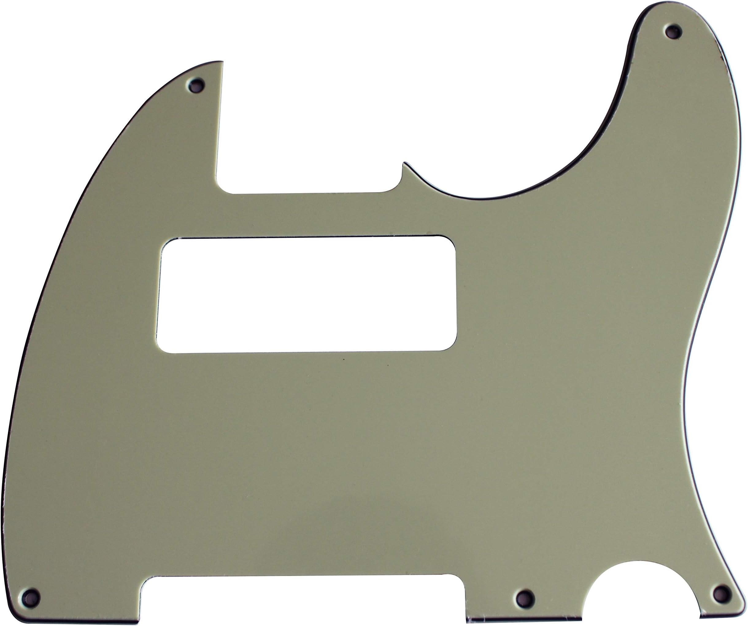 Custom Guitar Pickguard For USA/Mexican Fender Esquire Telecaster 5 Hole P90 Style (3 Ply Mint Green)