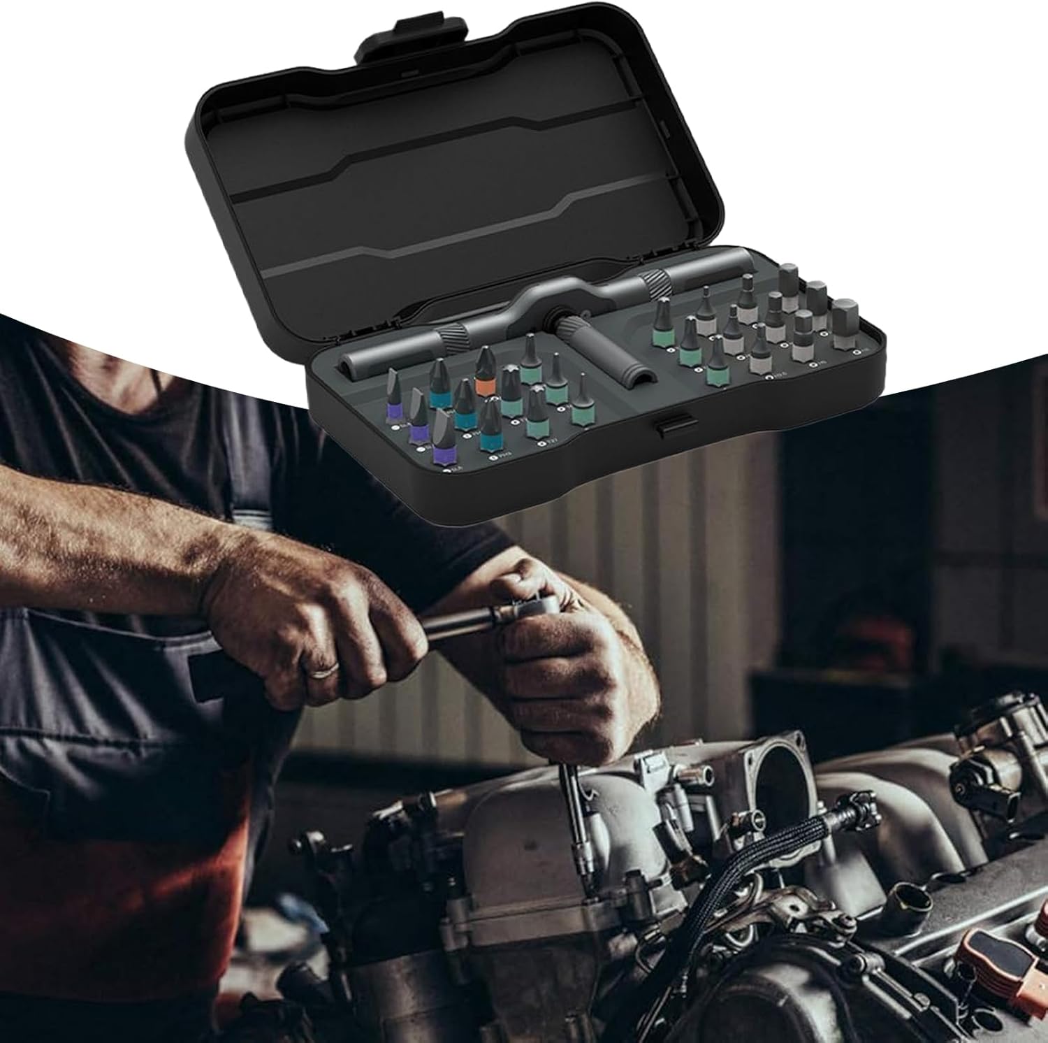 Screwdriver Bit,Multi-Purpose High-Performance - Drill Bit Set Screwdriver,for Precision Work Craft Construction Woodworking Projects