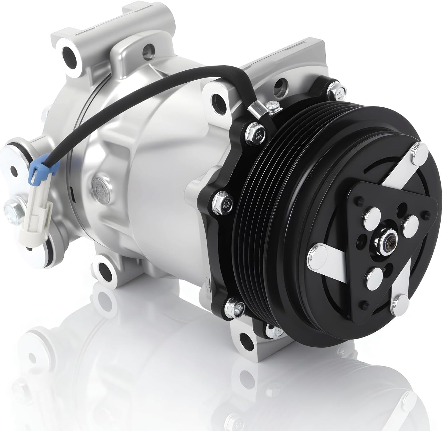 AC Compressor for Cadillac/Chevy/GMC/Isuzu/Oldsmobile 1996-2002 (Fits 4.3L V6,5.0L-8.1L V8, 7.8L L6) | OE Direct Replacement CO-20151C, 57950,58950| Restores Powerful Cooling