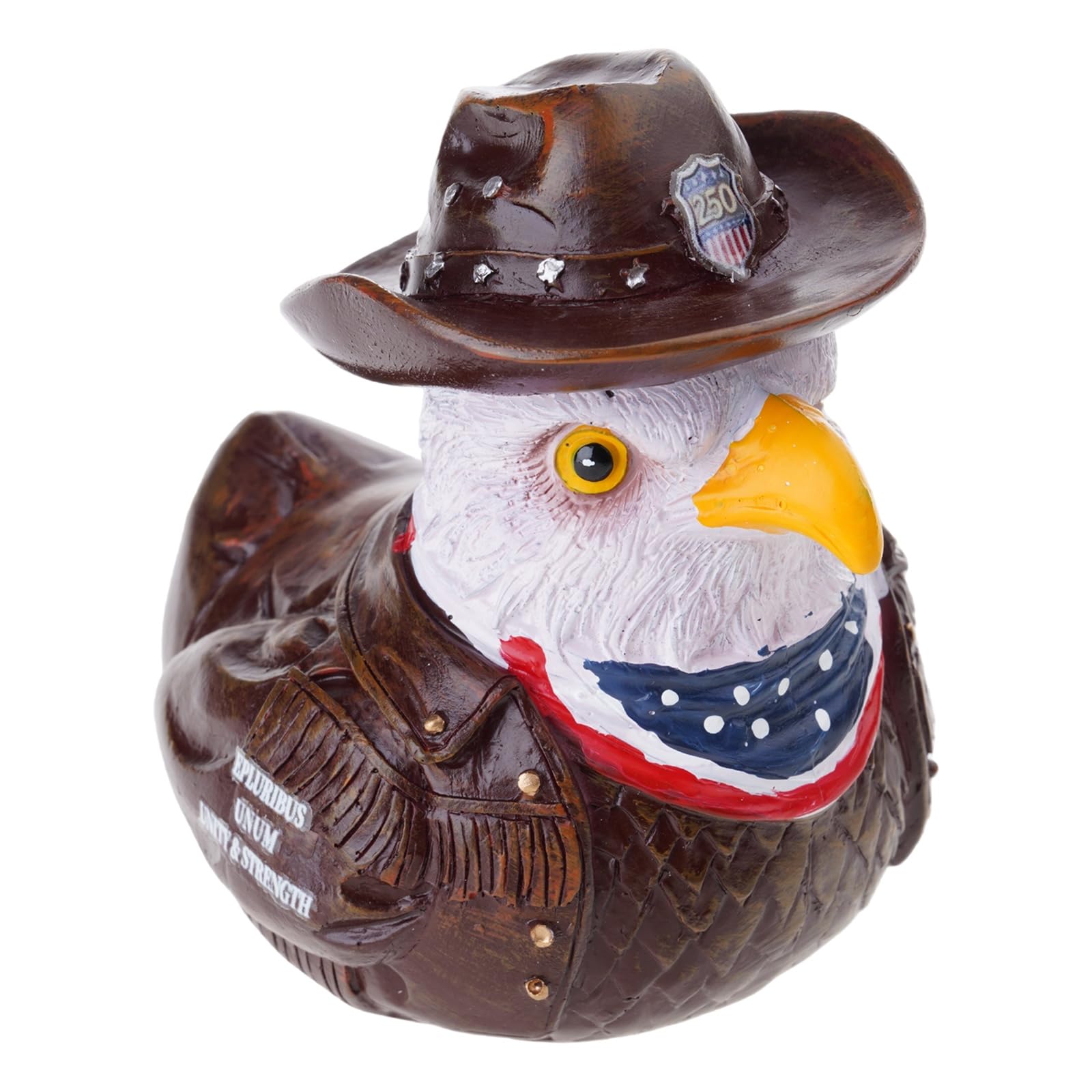 Hangsu Americans Independence 250Th Anniversary Ducks Ornament Patriotic Martial Eaglet Ducks Figurines for Home Garden Decors Patriotic Figurines