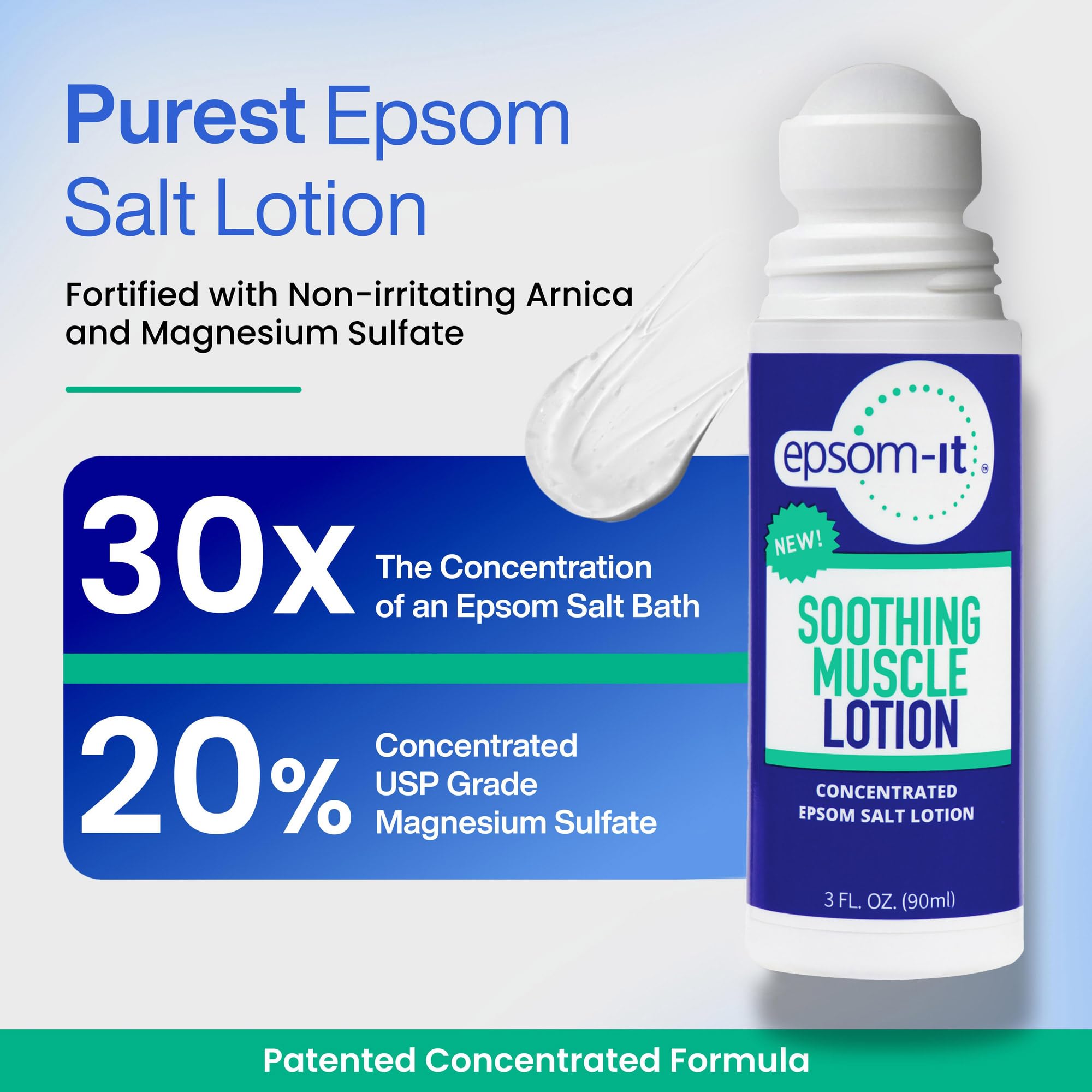 EPSOM-IT Soothing Muscle Epsom Salt Lotion Set, 8 Oz Bottle + 3 Oz Roll On — Amazon image 4