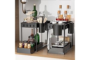 efuytech Multi-Purpose Under Sink Organizer
