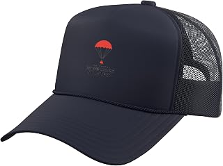 Universal Hat Deployment Strategy Funny Parachute Trucker Hat with Adjustable Mesh Back