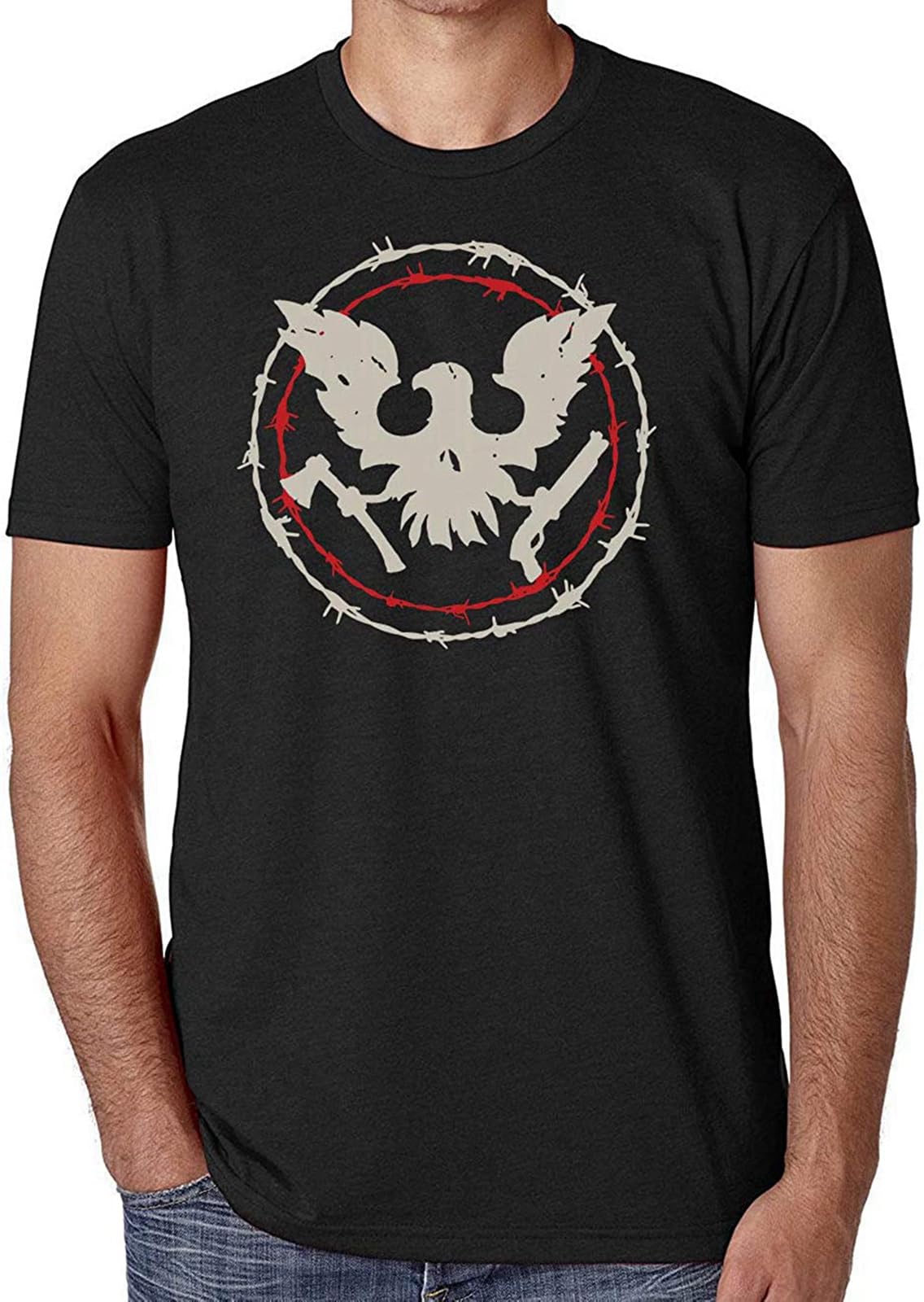 Balance Master State of Decay Gaming T-Shirt Men's Geek Nerd Game Shirt Top Summer Men's Fashion T Shirt Black