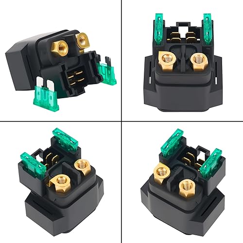 Miniatura 6 de AHL Solenoide de relé de arranque de motocicleta 4SV-81940-11-00 4SV-81940-12-00 compatible con Yamaha YFM660FA Grizzly 660 2002-2008/YFM660FA