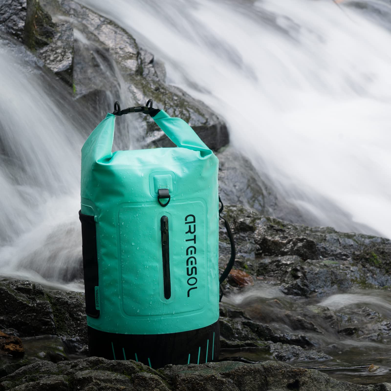 Borsa Impermeabile Mare Aggiornato, 45L 40L 30L 20L Zaino Impermeabile Sacca Stagna Sacca Impermeabile Con Spalline Per Kayak Tour in Barca Canoa/Pesca/Rafting/Nuoto/Canottaggio