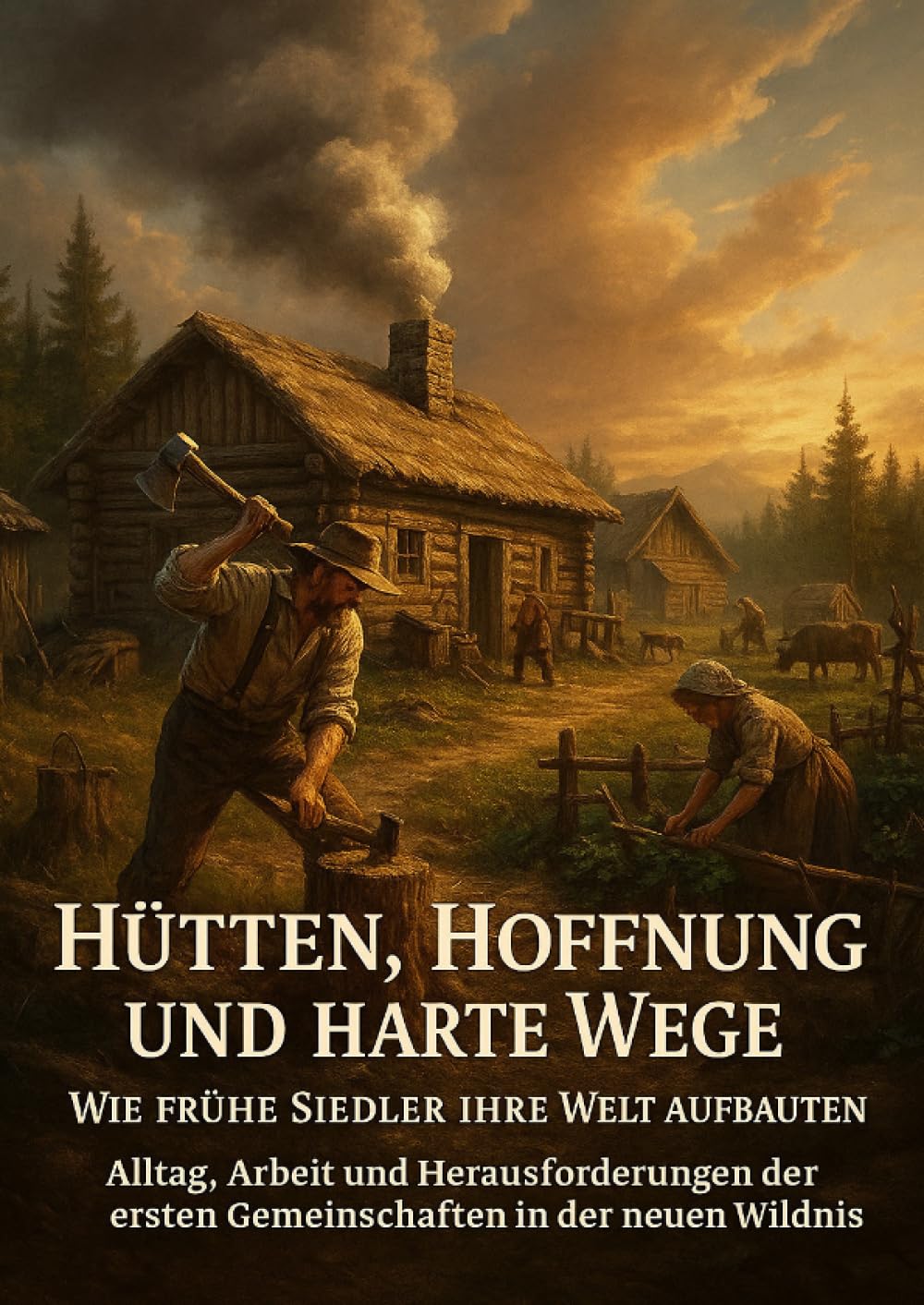 Hütten, Hoffnung und harte Wege: Wie frühe Siedler ihre Welt aufbauten: Alltag, Arbeit und Herausforderungen der ersten Gemeinschaften in der neuen Wildnis
