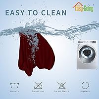 Vista 224 de Easy-Going Fundas Elásticas de 3 Piezas para Cojines de Sofá para Sofá Seccional Izquierdo/Derecho en Forma de L Chaise Lounge Funda de Asiento