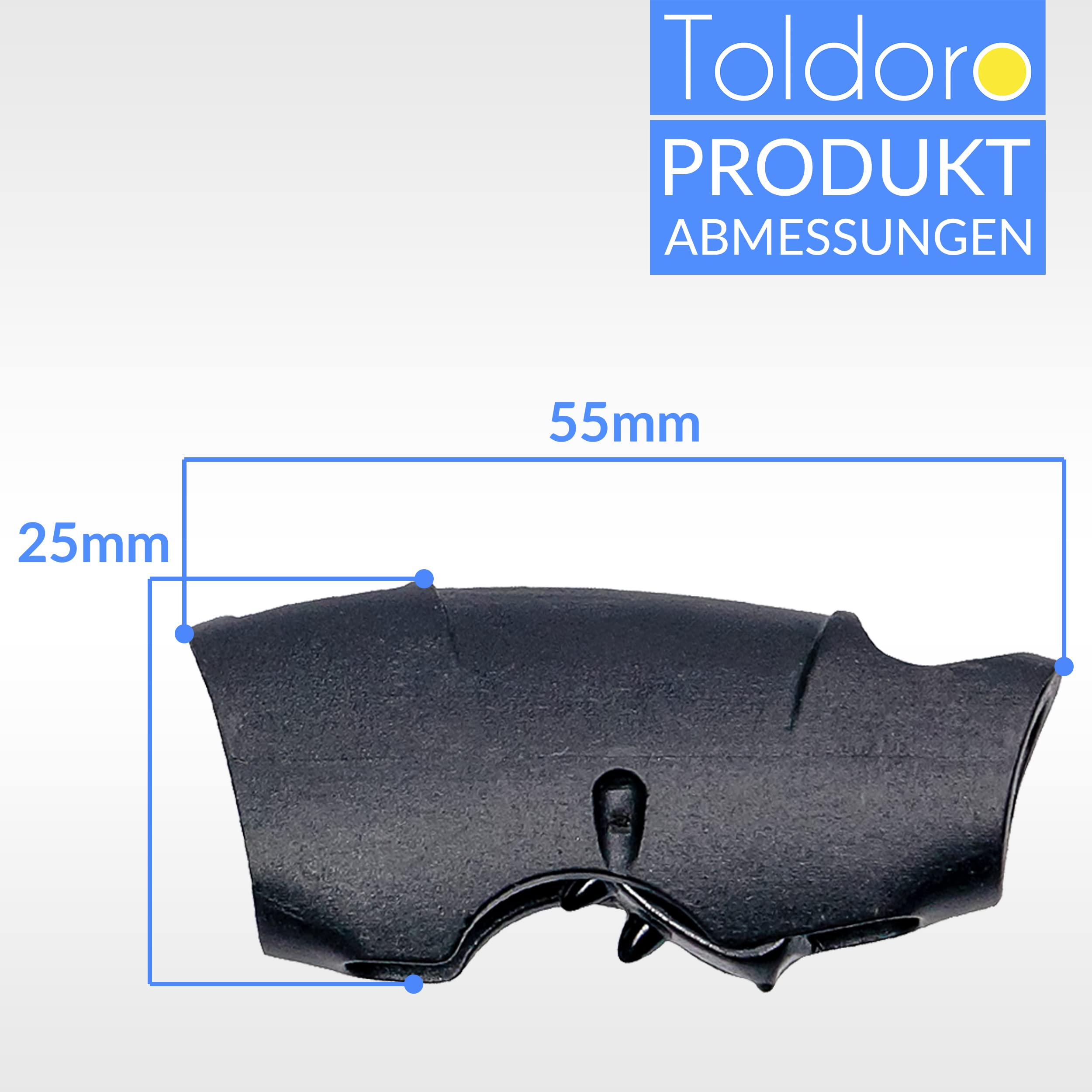 Toldoro Seilklemme Super Sharky 4 Stück 6mm / Klemmen zur Befestigung von Seilen und Tauwerk für Sonnensegel oder Segelboote/Tauwerkklemme aus Kunststoff für schnelle Befestigung