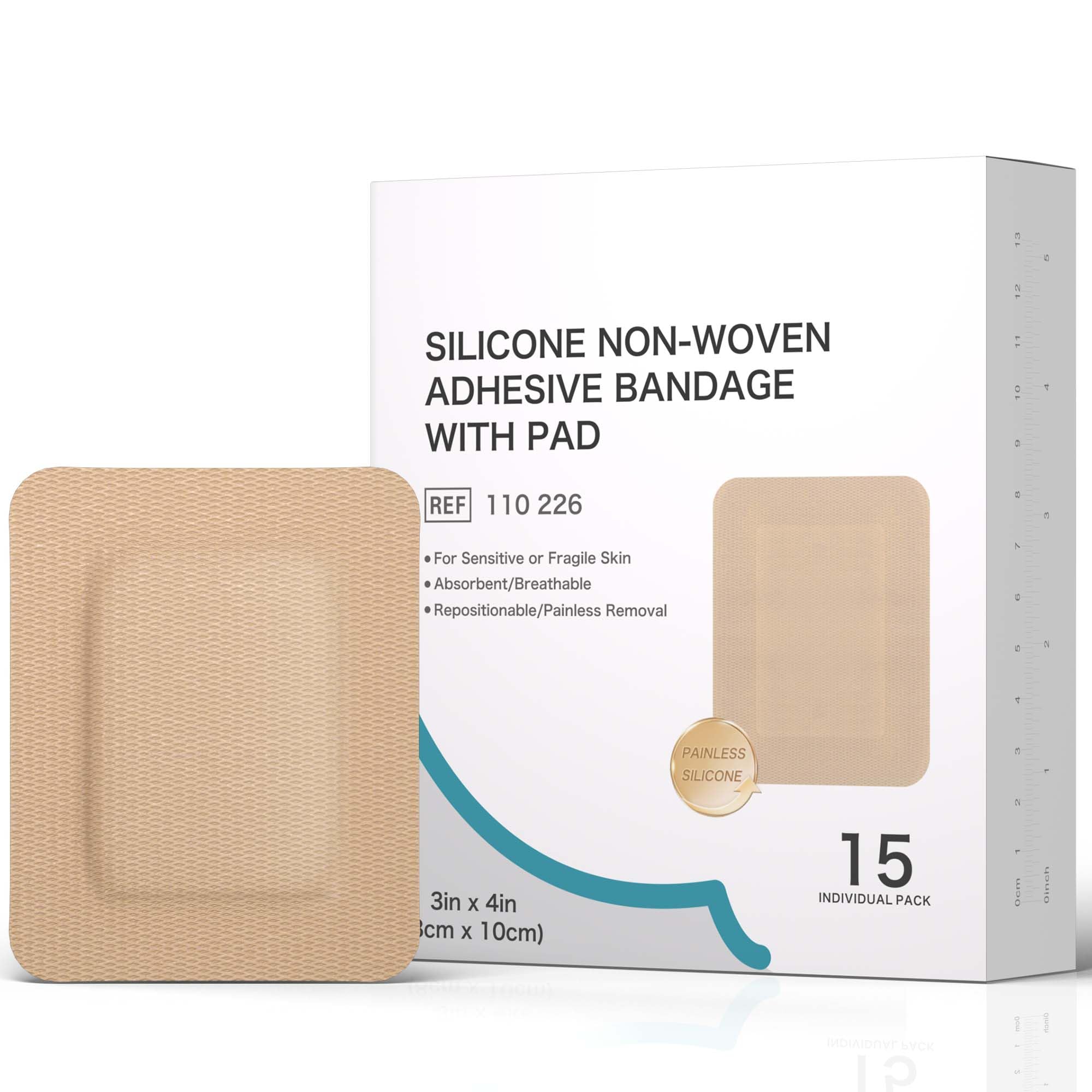 Dimora Silicone Non-Woven Adhesive Bandage 2"x4", 25 Count — Amazon image 10