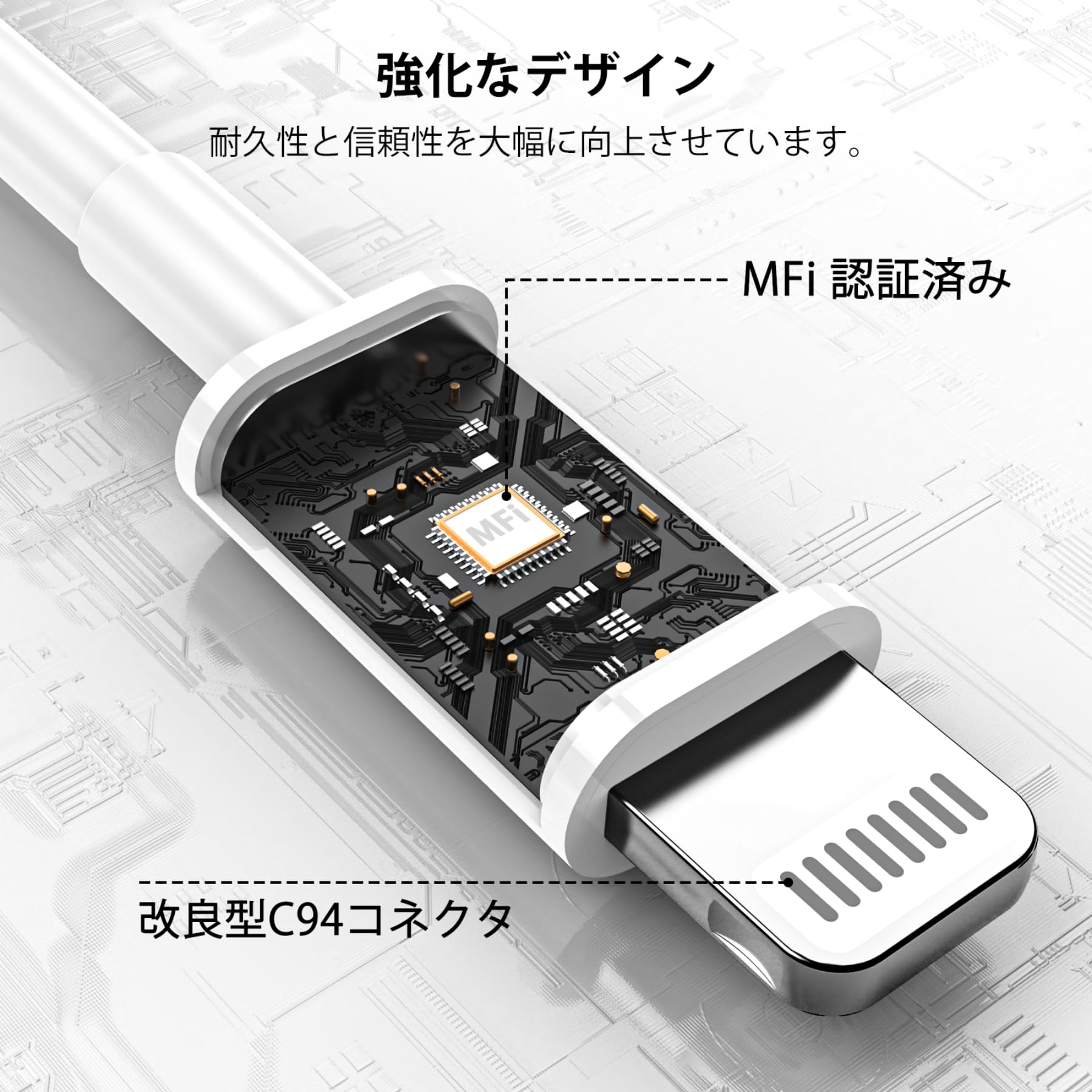 Amazon.co.jp: USB-C ライトニングケーブル 【2M 2本】純正 iPhone