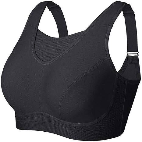Indy High Support padded sport-bh met rits aan de voorkant. NL