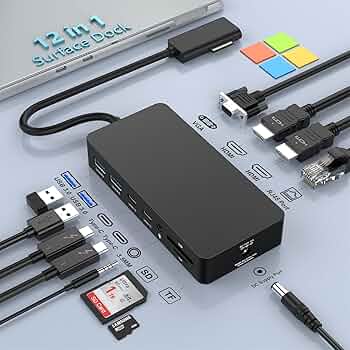 拡張カード Microsoft Surface Dock Amazon.co.jp: ONTEN(オンテン) Surface ドッキングステーション