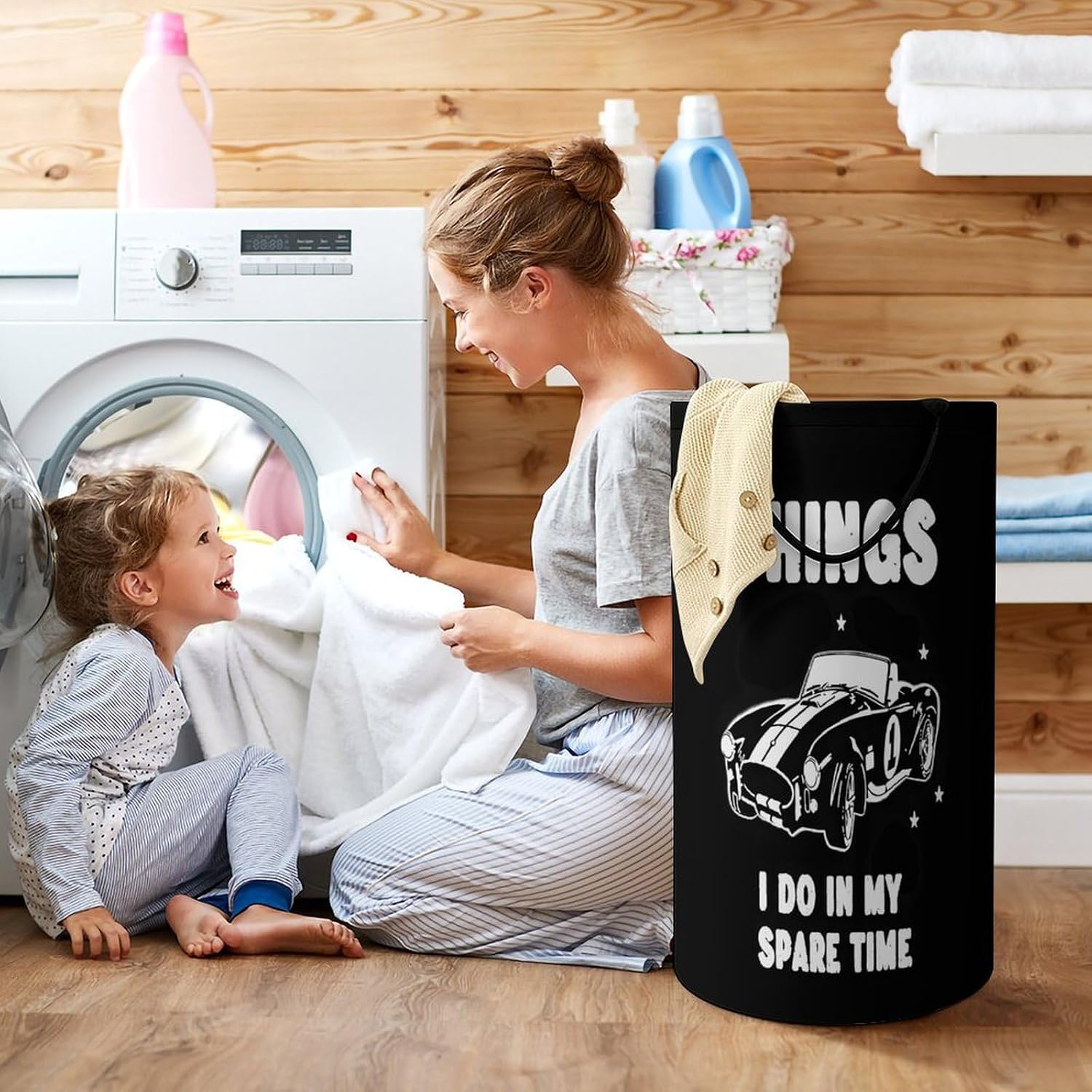 Race Fast Cars Large Laundry Basket Laundry Hamper Bag Washing Bin Clothes Bag Collapsible Tall With Handles Travel Bathroom College